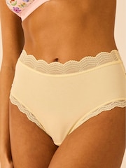 Stripe & Stare Purple High Rise Briefs 4 Pack - Image 2 of 6