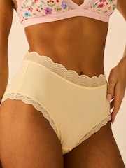 Stripe & Stare Purple High Rise Briefs 4 Pack - Image 4 of 6