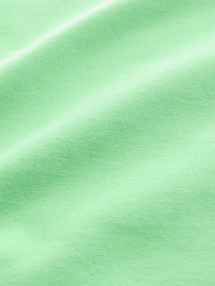 روشن سبز - چھوٹی بازو والی سادہ ٹی شرٹ (3ماہ-7سال) - تصویر 4 از 4