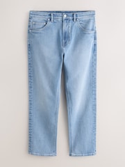 Light Blue Denim Straight Fit Jeans - Image 7 of 11