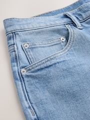Light Blue Denim Straight Fit Jeans - Image 9 of 11