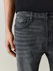 Grey - Motionflex Air Regular Tapered Fit Motionflex Jeans - Image 5 of 12