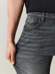 Grey - Motionflex Air Regular Tapered Fit Motionflex Jeans - Image 6 of 12