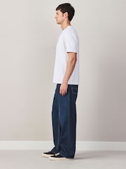 Dark Blue Baggy Fit Jeans - Image 3 of 11
