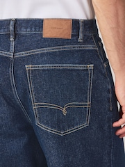 Dark Blue Baggy Fit Jeans - Image 6 of 11