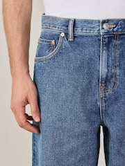 أزرق داكن - قياس انسيابي - جينز - صورة 4 من 6