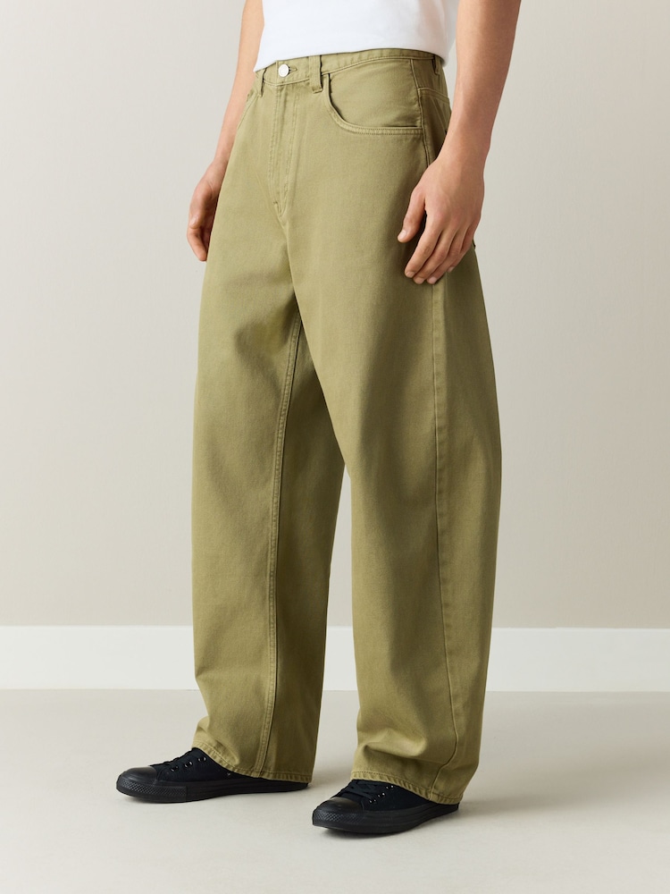 Grün - Balloon Fit - Jeans - Bild 1 von 6