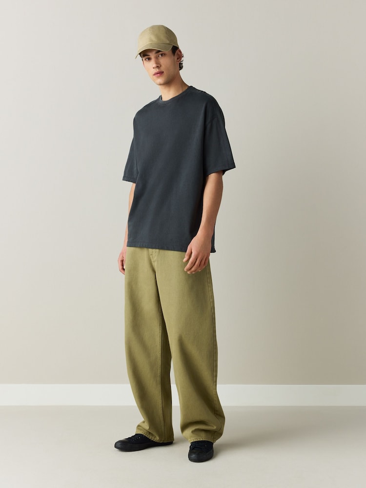 Grün - Balloon Fit - Jeans - Bild 2 von 6