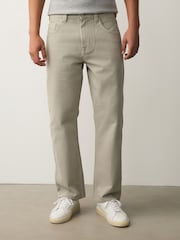 Chalk White Straight Fit Jeans - Image 1 of 10