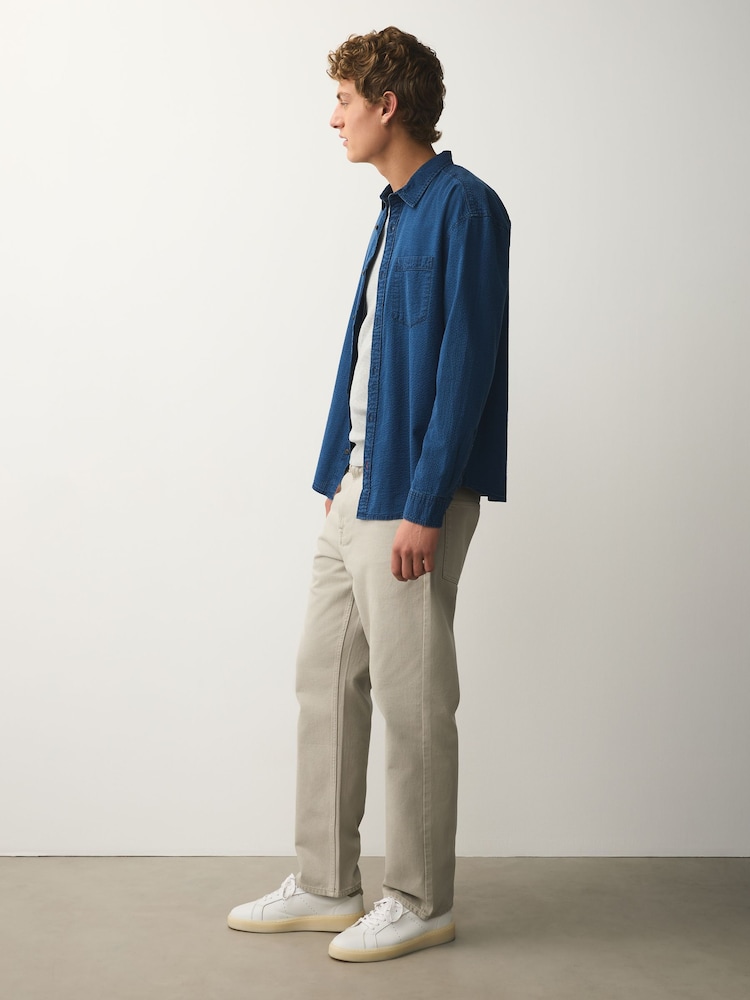 Chalk White Straight Fit Jeans - Image 2 of 10