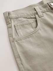 Chalk White Straight Fit Jeans - Image 9 of 10