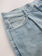 Light Blue Baggy Fit Lightweight Jeans - Image 4 of 5