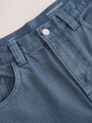 Blue Straight Fit Jeans - Image 9 of 11