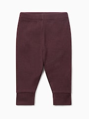 MORI Purple Supersoft Ribbed Pyjamas Set - Image 3 of 6