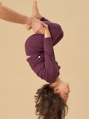 MORI Purple Supersoft Ribbed Pyjamas Set - Image 6 of 6