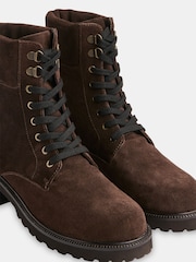 Whistles Suede Lace Up Boots - Imagem 4 de 4