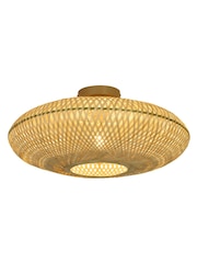 Searchlight Natural Terraweave Flush Ceiling Light - Image 3 of 4