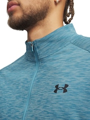 ブルー - Under Armour テック テクスチャード 1/2 ジップ スウェットトップス - 画像 3 / 3