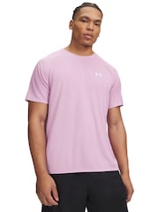 Under Armour Pink Tech Short Sleeve Crew T-Shirt - Image 1 of 6