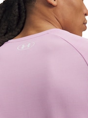 Under Armour Pink Tech Short Sleeve Crew T-Shirt - Image 3 of 6
