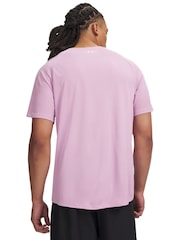 Under Armour Pink Tech Short Sleeve Crew T-Shirt - Image 4 of 6