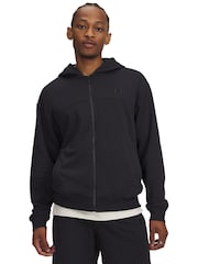 Under Armour Black Rival Lightweight Full-Zip Hoodies - Image 1 of 3