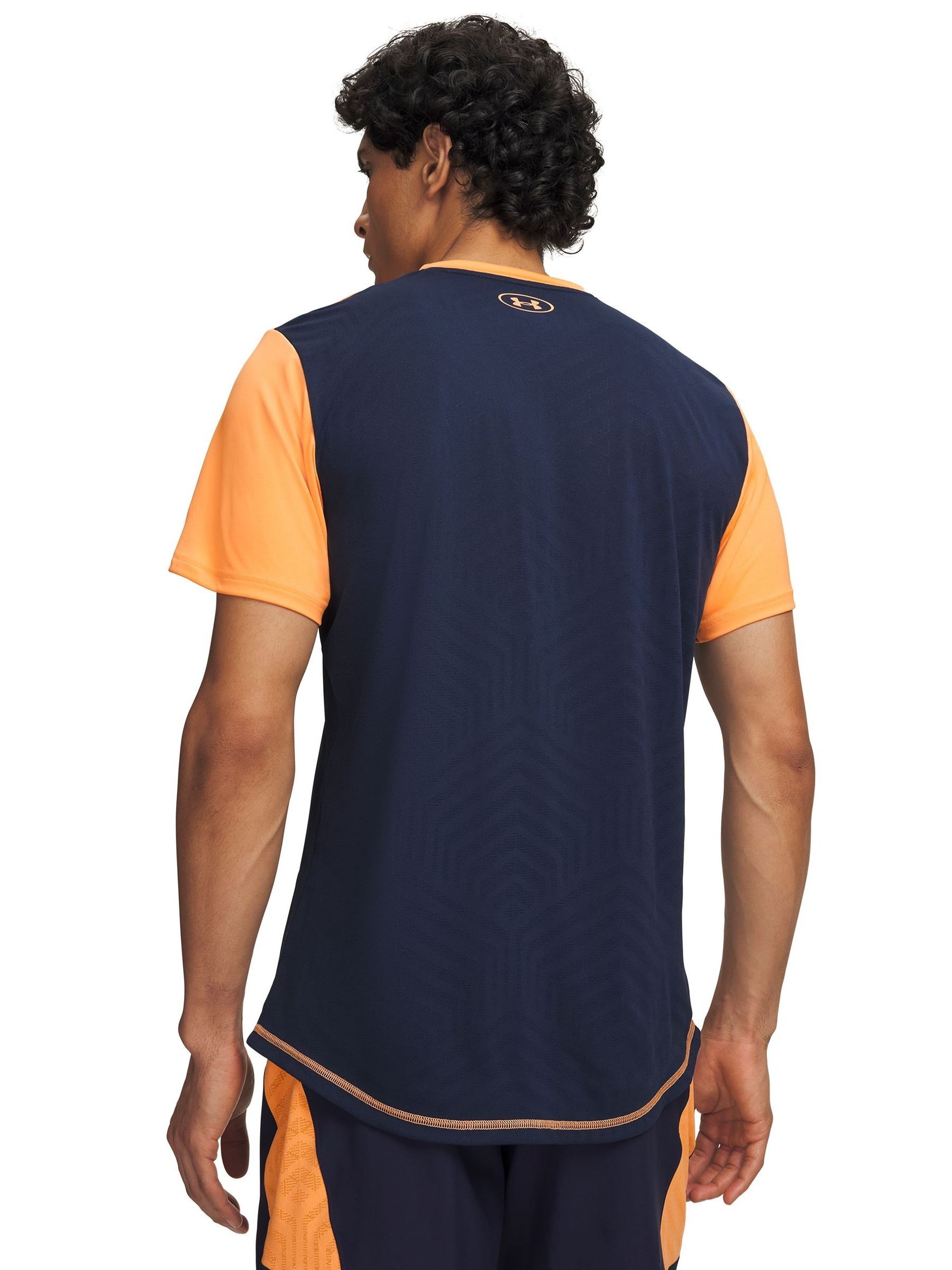 Buy Under Armour Orange Challenger Pro Print Short Sleeve T-Shirt