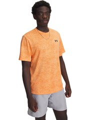 برتقالي - تيشِرت بكُم قصير وحافة رقبة مستديرة Tech من Under Armour - صورة 1 من 3