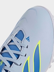 adidas Light Blue Predator Club Turf Kids Football Boots - Image 6 of 10
