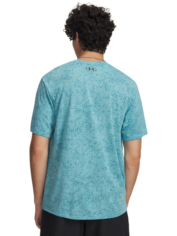 أزرق فاتح - تيشِرت بكُم قصير وحافة رقبة مستديرة Tech من Under Armour - صورة 2 من 3