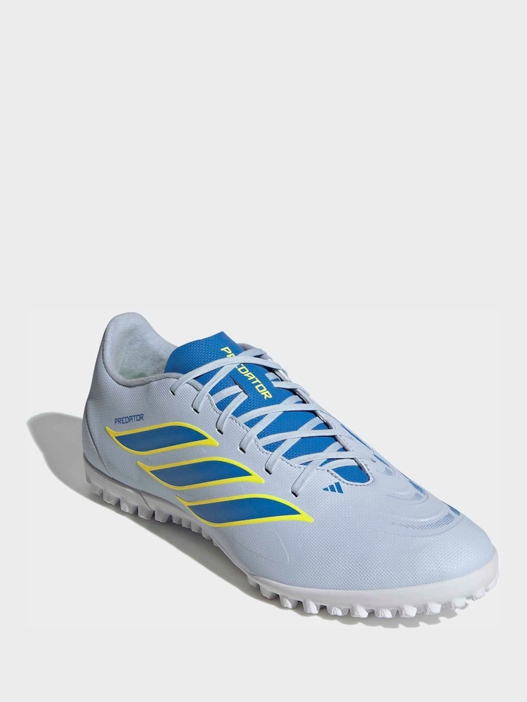 adidas Light Blue Predator Club Turf Football Shoes - Image 1 of 10