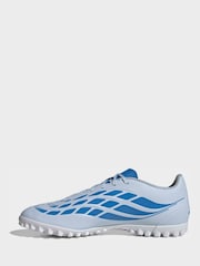 adidas Light Blue Predator Club Turf Football Shoes - Image 8 of 10