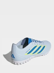 adidas Light Blue Predator Club Turf Football Shoes - Image 9 of 10