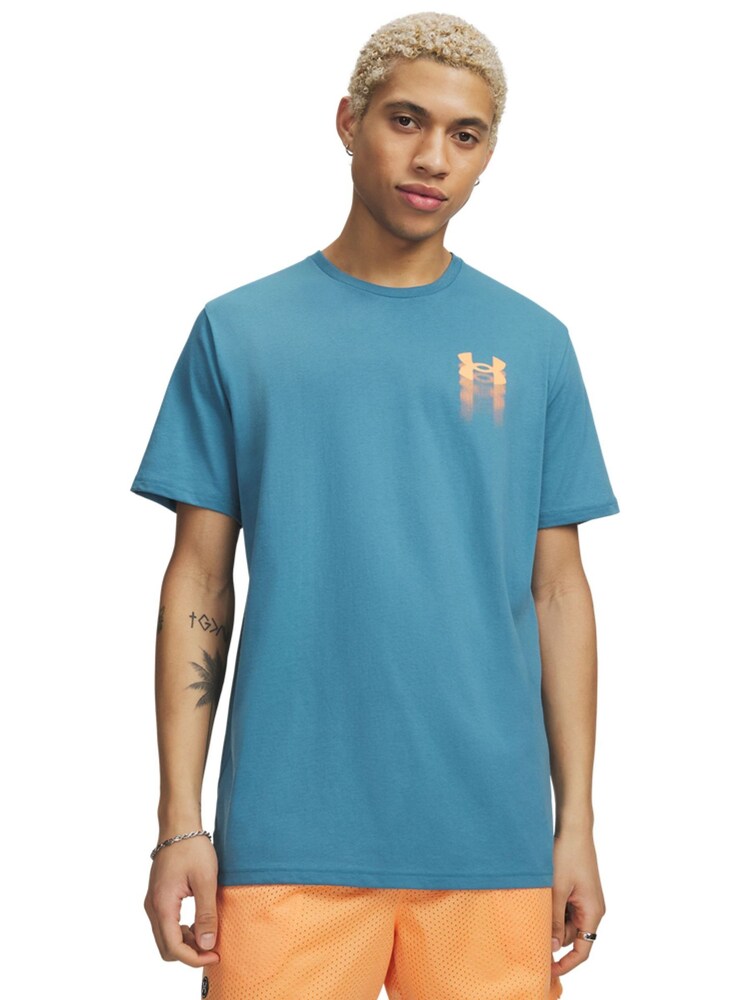 Under Armour Blue Blur Logo Short Sleeve T-Shirt - Image 1 of 3