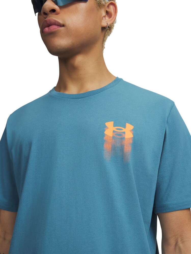 Under Armour Blue Blur Logo Short Sleeve T-Shirt - Image 3 of 3
