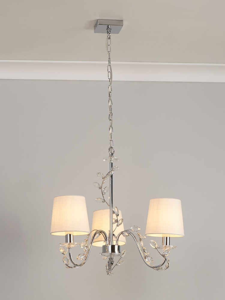 Searchlight Chrome Orla Ceiling Light - Image 1 of 4
