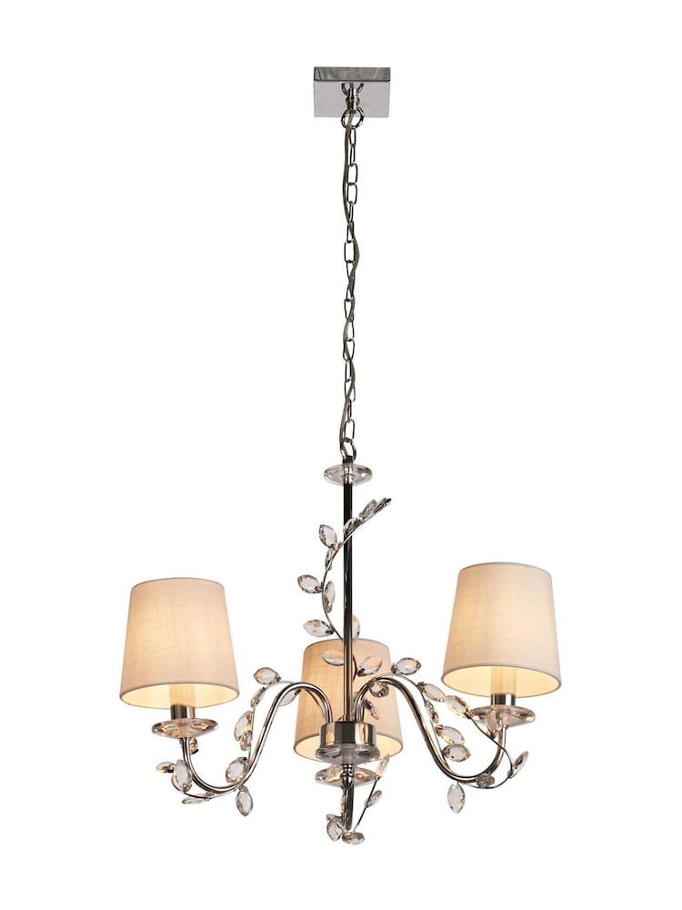 Searchlight Chrome Orla Ceiling Light - Image 2 of 4