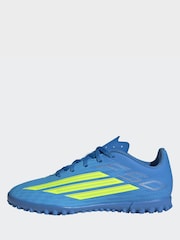 adidas Bright Blue Kids F50 Club Turf Football Trainers - Image 5 of 10