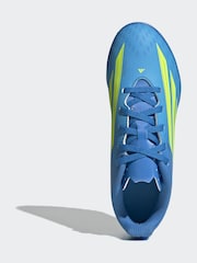 adidas Bright Blue Kids F50 Club Turf Football Trainers - Image 7 of 10