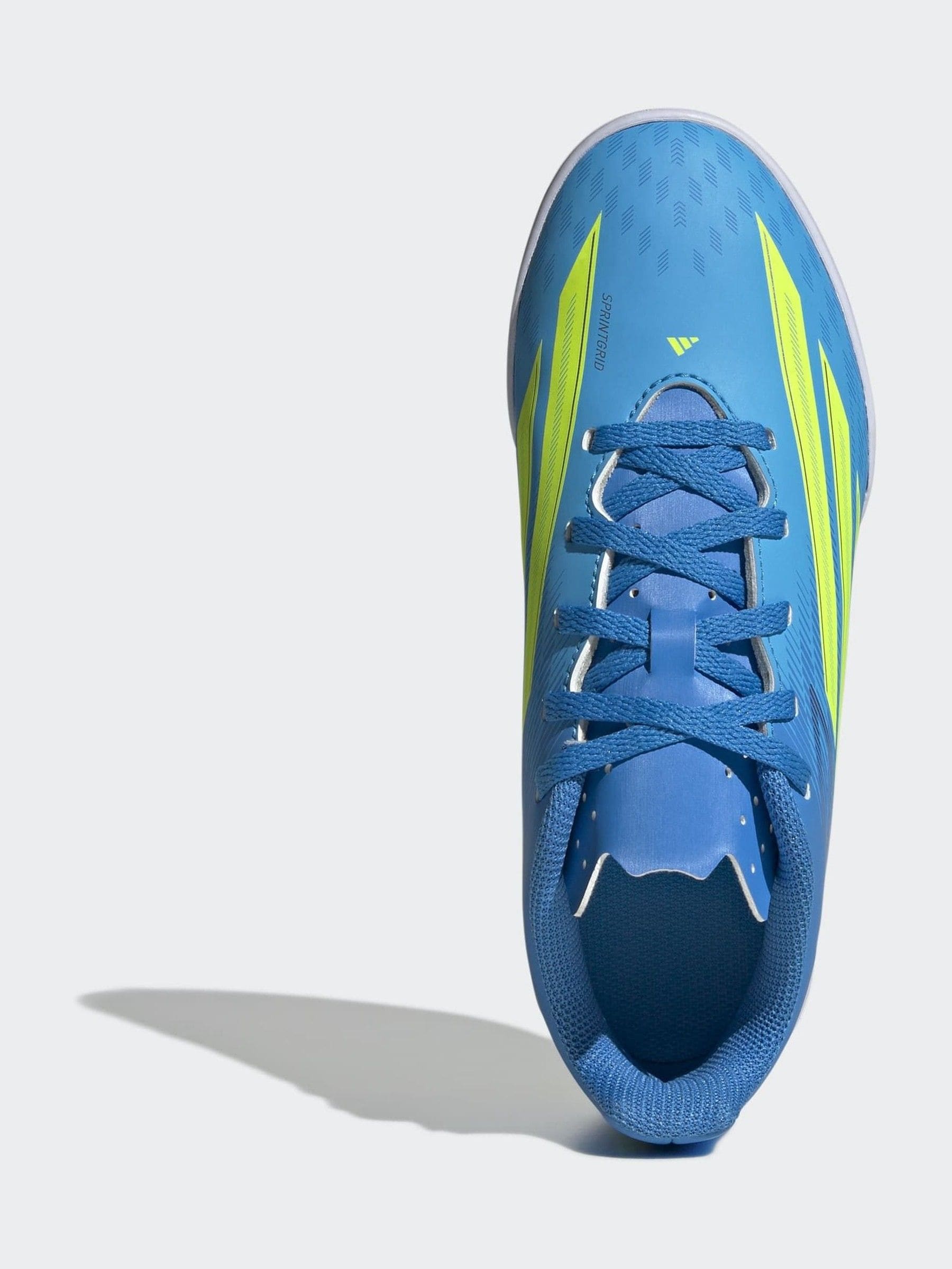 Buy adidas Bright Blue F50 Club Indoor Kids Football Trainers from