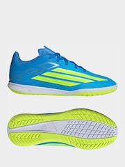 adidas Bright Blue F50 Club Indoor Kids Football Trainers - Image 7 of 9