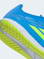 adidas Bright Blue F50 Club Indoor Kids Football Trainers - Image 8 of 9