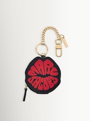 Marc Jacobs Black The Cookie Pouch Charm KeyRing - Image 1 of 4