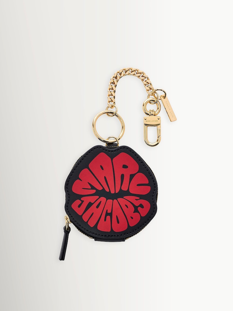 Marc Jacobs Black The Cookie Pouch Charm KeyRing - Image 1 of 4