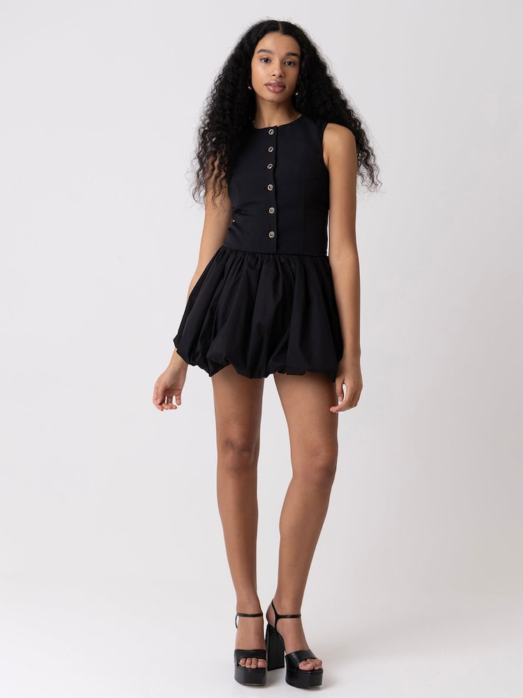 Amy Lynn Aimee Tailored Mini Puffball Dress - Imagem 1 de 4