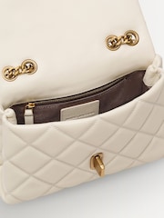 Marc Jacobs White The Slim Dual Chain Shoulder Bag - Image 5 of 6