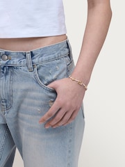 Marc Jacobs Gold Tone Balloon Pearl Bracelet - Image 3 of 3