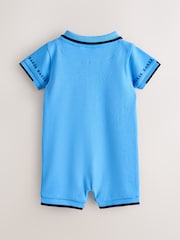 Baker by Ted Baker Blue Romper and Hat Set - Imaginea 2 din 7