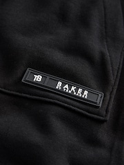 Baker by Ted Baker Oversized Graphic Black T-Shirt and Shorts Set - Image 12 of 13