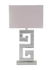 Searchlight Chrome Tetris Table Lamp - Image 2 of 4